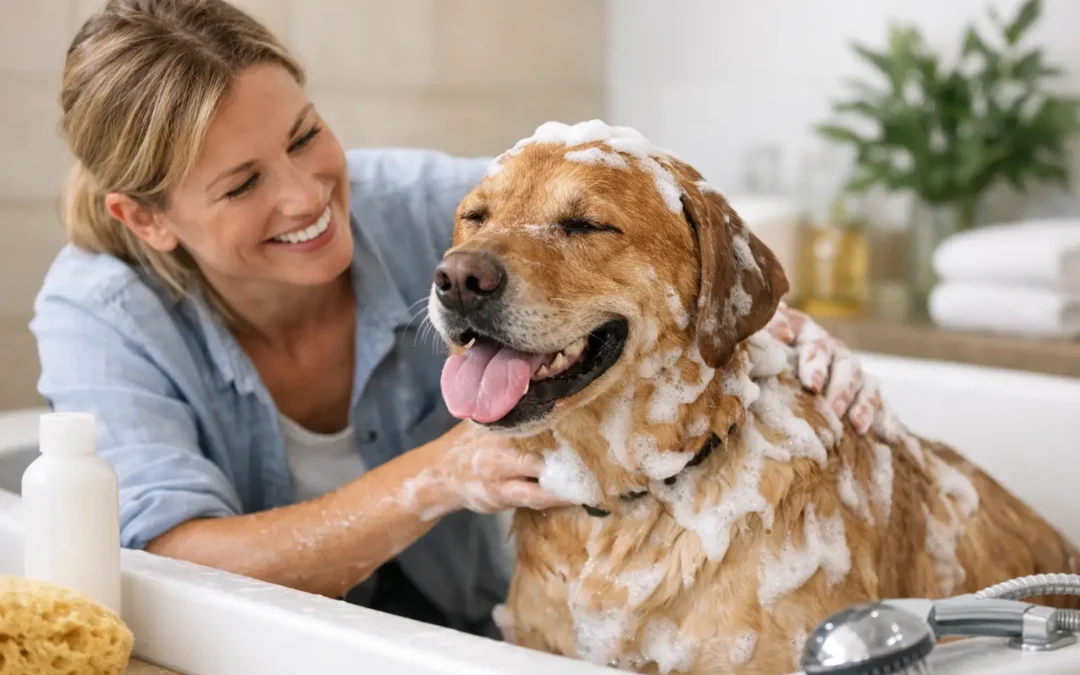 How to Bathe Dog at Home Without the Stress